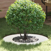 adatto per Anelli d'Albero Piatto 5 pz Bianco Ø40/70 cm Acciaio 873679