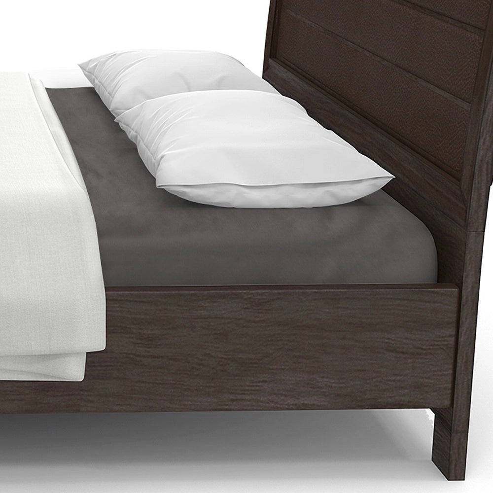 Lenzuolo letto sotto con angoli 100% puro cotone Made in Italy tinta unita Tortora - 2 Piazze maxi