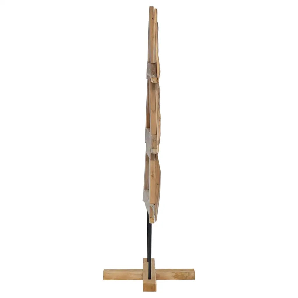Albero di Natale Marrone 149,5 cm Legno massello di teak 42017928