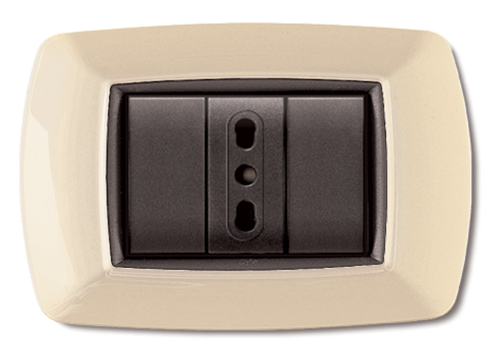 placca life mod. living plastica avorio 3posti cod:ferx.41528