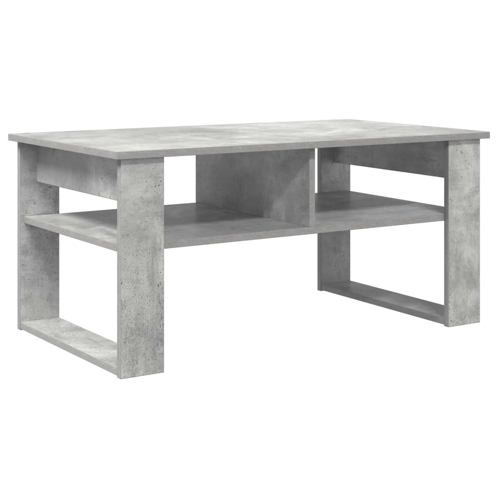 Tavolino da salotto Grigio cemento 96 x 54 x 44 cm
