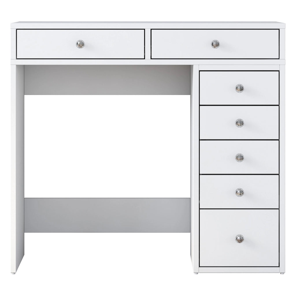 Mobile da Trucco Rivello, Toeletta Specchio Incluso, 90x45x82h cm Bianco