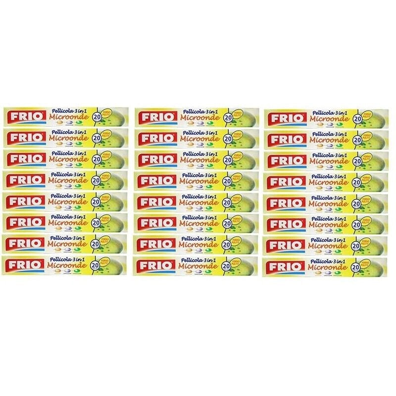 SET 24 CONFEZIONI DI FRIO PELLICOLA 3IN1 ANCHE PER FORNO A MICRONDE 20 MT