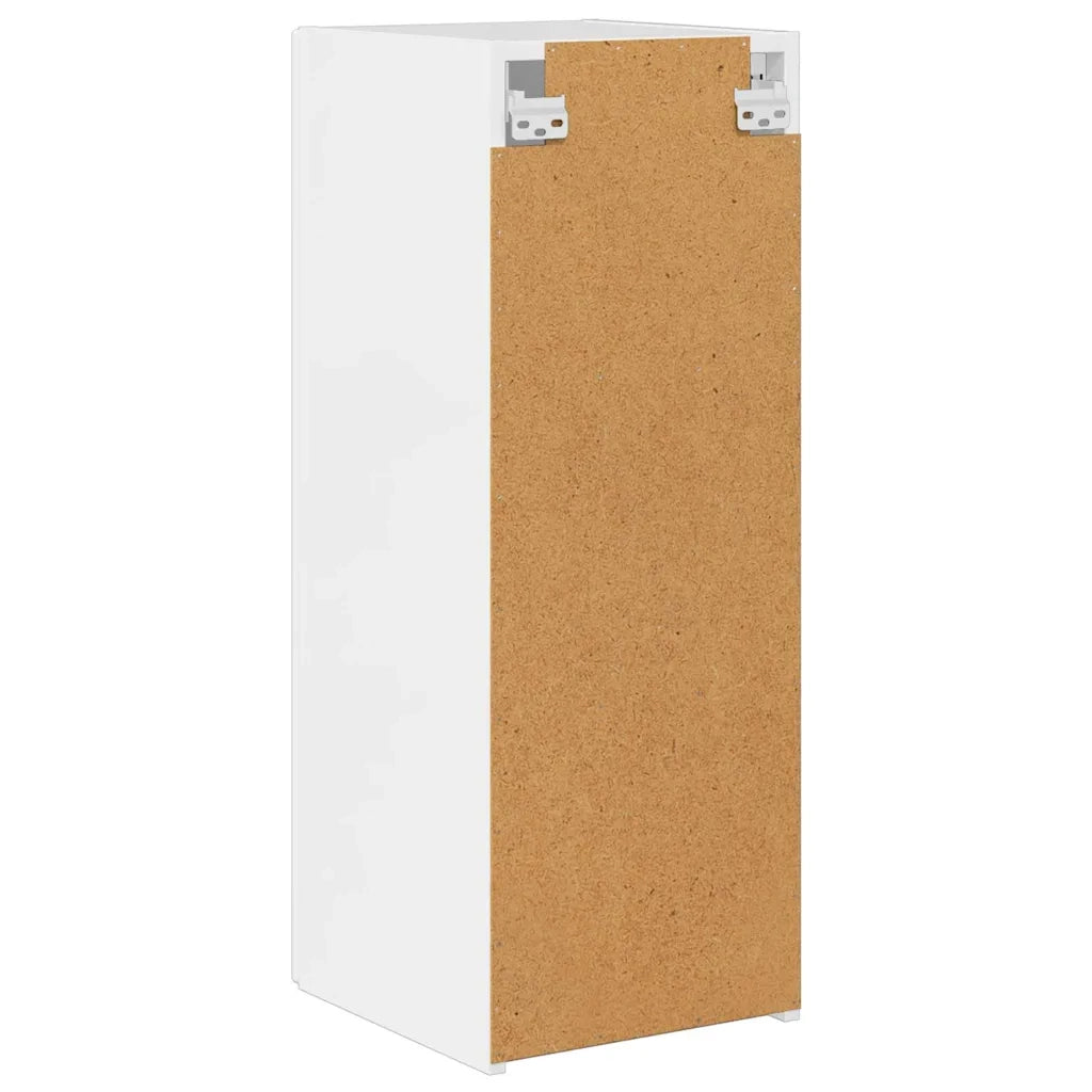 Mobile TV da parete-Mobile TV a Muro-Credenza TV Bianco Lucido 30 x 31 x 80 cm
