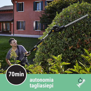 UTENSILE MULTIFUNZIONE ALPINA 20V AMT 20 LI KIT POTATORE TELESCOPICO TAGLIASIEPI-MOTOSEGA