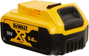 DeWalt Batteria agli ioni di litio XR da 5,0 Ah, 18 V con caricatore caricabatteria originale DCB1104 DCB184