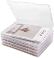 Archivio A4 multifunzionale - Cassa di archiviazione trasparente - Stabile e robusta - Organizzatore perfetto per documenti e foto - Dimensioni:  ... (specifiche tecniche)