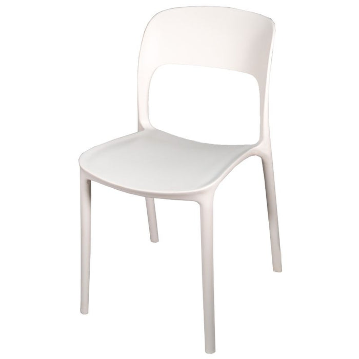 sedia Rimini da esterno bianca
