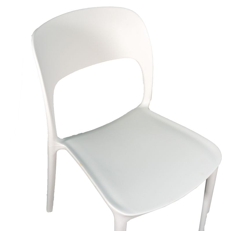 sedia Rimini da esterno bianca