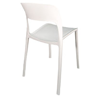 sedia Rimini da esterno bianca