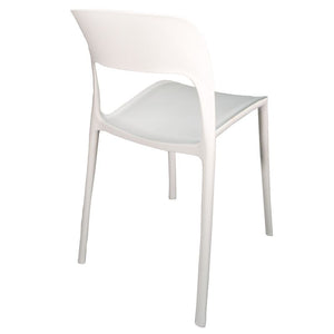 sedia Rimini da esterno bianca