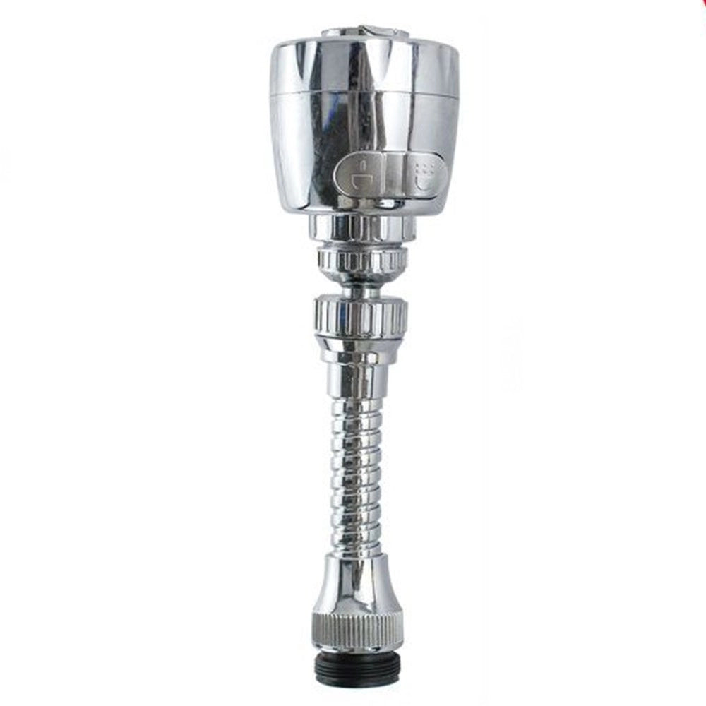Trade Shop - Aeratore Rompigetto Rubinetto Cucina Per Lavello Cromato Filtro Snodato 69273 -