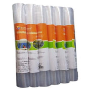 Trade Shop - Set 6 Tappeti Stuoie Tappetini Anti Scivolo Trasparenti Casa Cucina 35x50cm -