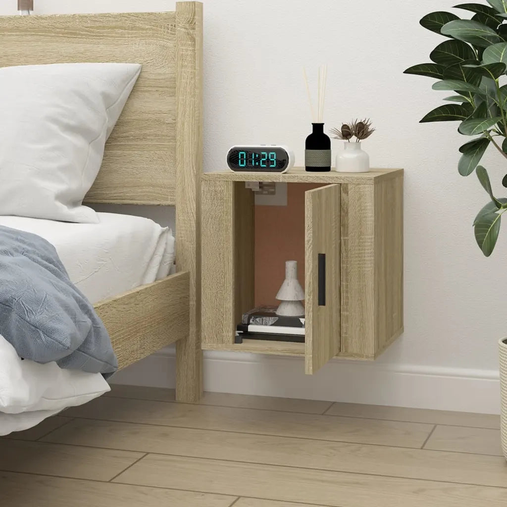 Mobile Porta TV a Parete Rovere Sonoma 40x34,5x40 cm