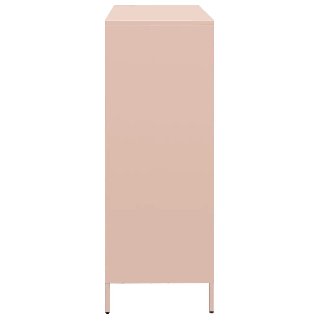 Credenza Rosa 101,5x39x103,5 cm in Acciaio 851389