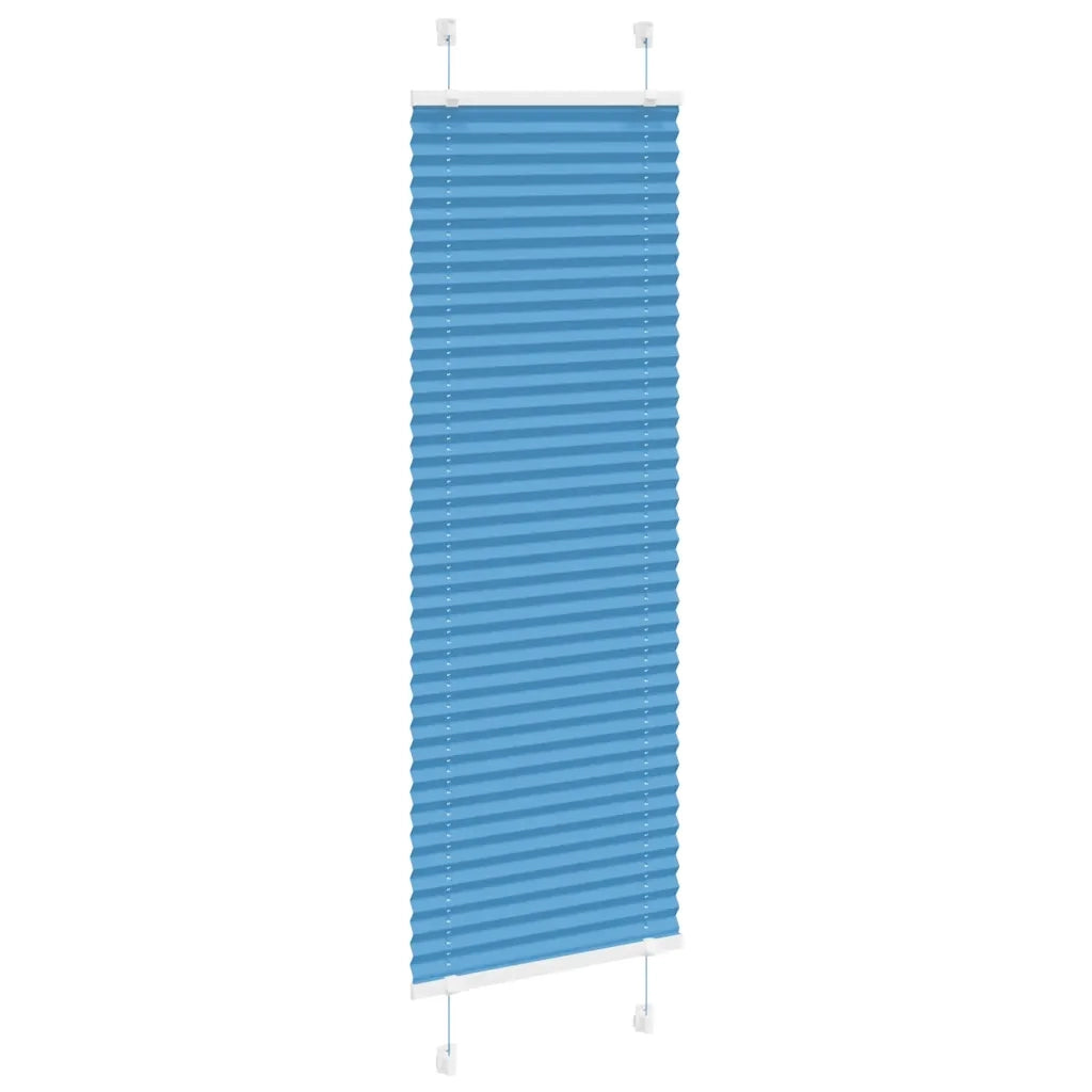 Tenda Plissettata Blu 45x100 cm Larghezza Tessuto 44,4 cm 4015166