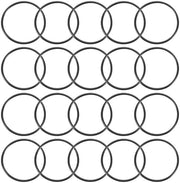 Set di sigillatura per lavoro di riscaldamento - 20 pezzi - Gomma nitrile - 37 mm diametro esterno - 30 mm diametro interno - 3,5 mm spessore - Codice articolo: O-ringen 20 Stuks