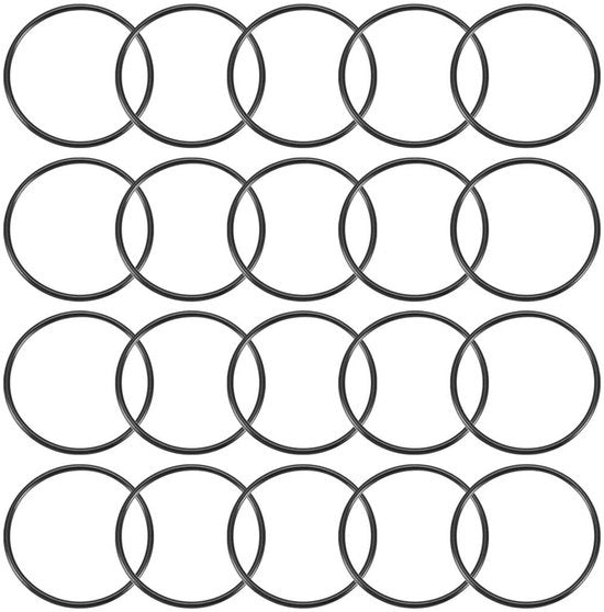 Set di sigillatura per lavoro di riscaldamento - 20 pezzi - Gomma nitrile - 37 mm diametro esterno - 30 mm diametro interno - 3,5 mm spessore - Codice articolo: O-ringen 20 Stuks
