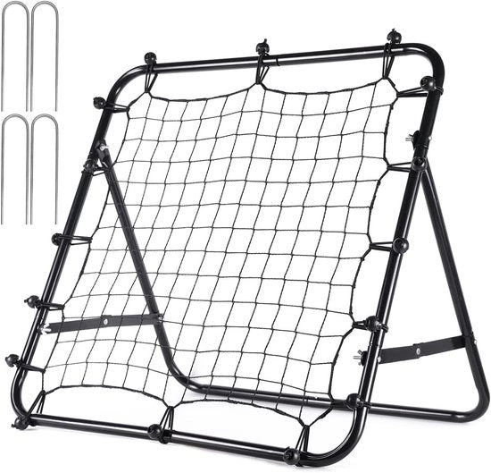 Rimbalzatore da Calcio per Bambini - Aiuto Kickback Obiettivo - Attrezzatura di Allenamento per Bambini - 65cm * 65cm