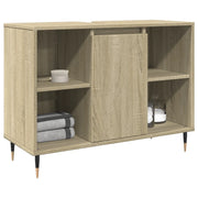 Mobile da Bagno Rovere Sonoma 80x33x60 cm in Legno Multistrato 849679