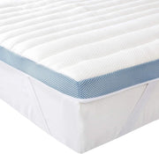OLYMPIA Topper in Memory Foam MATRIMONIALE 190x160x5cm, Comfort Tessuto Traspirante e Delicato Sulla Pelle con Elastiche Antiscivolo, Sfoderabile e Lavabile Coprimaterasso con Angoli Elastici correttore materasso Oeko-TEX