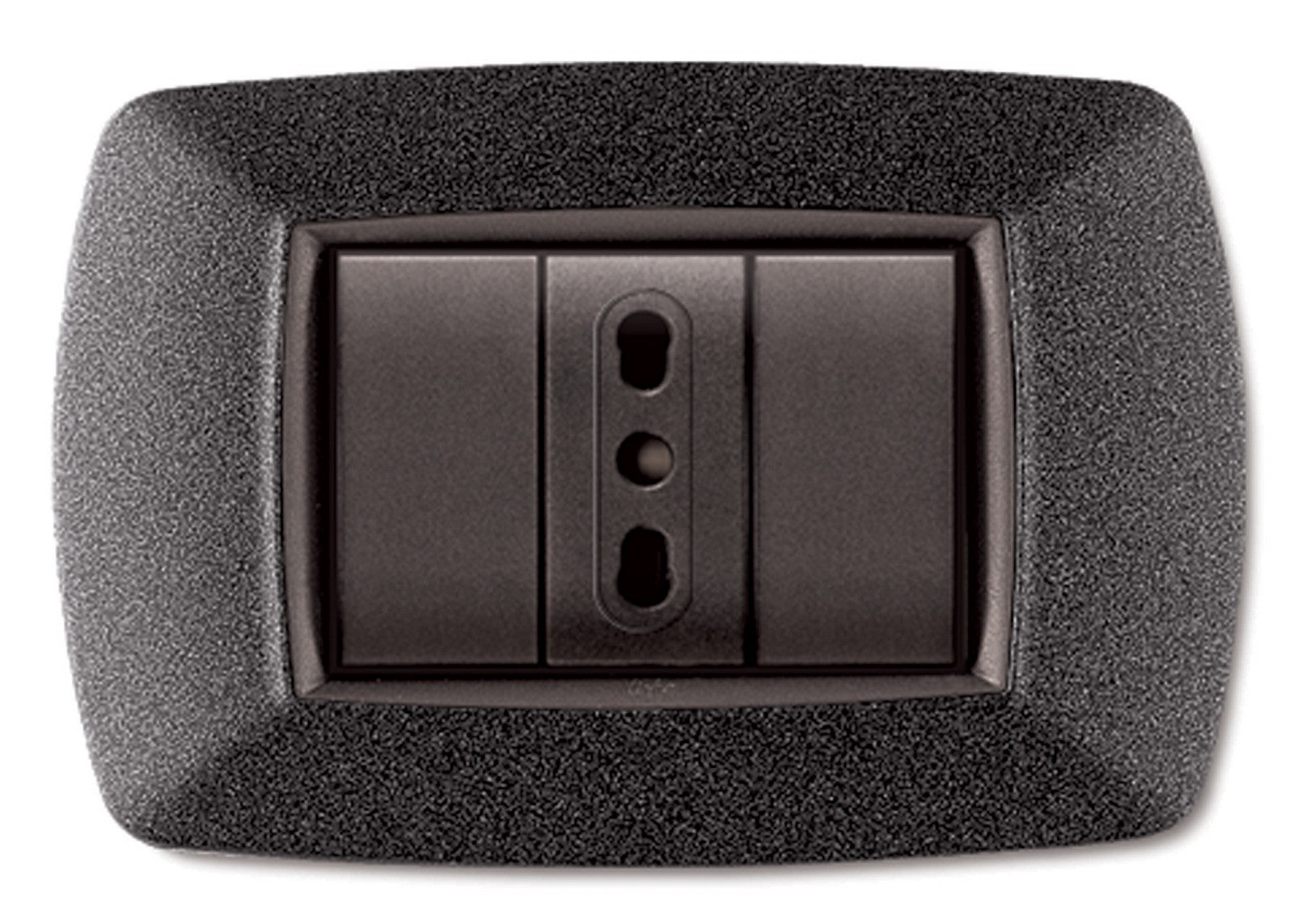 placca life mod. living vulcanizzato grigio notte 3posti cod:ferx.41552