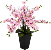 Orchidea in vaso - fiori di farfalla decorazione - fiori realistici per piante artificiali per matrimonio