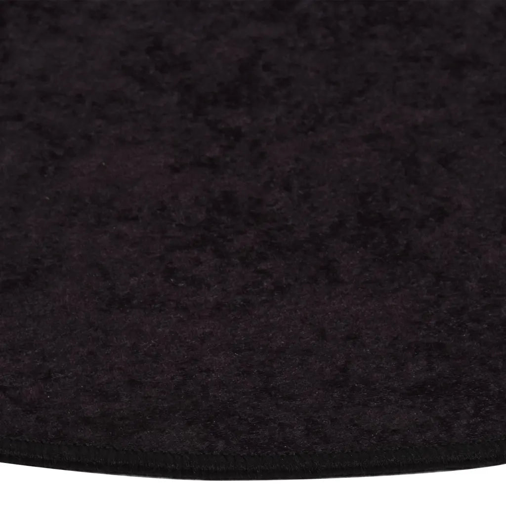 Tappeto Lavabile Antracite Ø 200 cm 136632