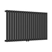 Radiatore a pannello piatto 857 watt acciaio 60 x 120 cm nero 03_0010467