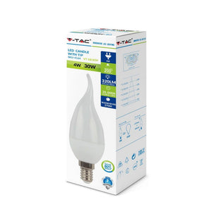 Bulbo LED - 4W E14 Candle Flame 4000K