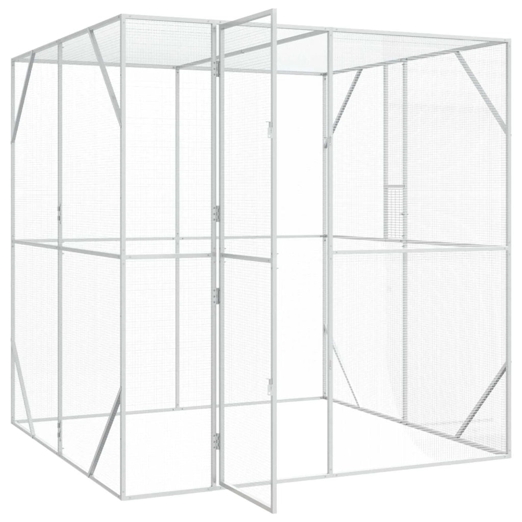 Gabbia per uccelli Antracite 209 x 202 x 214 cm Acciaio zincato 4100931