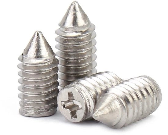 Viti M2 x 6 mm - 60 pezzi - Acciaio inossidabile - Pennelli a vite a testa cava - Capo a croce - Elementi di fissaggio