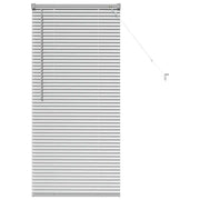 Tendaggi a Veneziana | Tenda a lamelle Argento 130 x 60 cm Alluminio