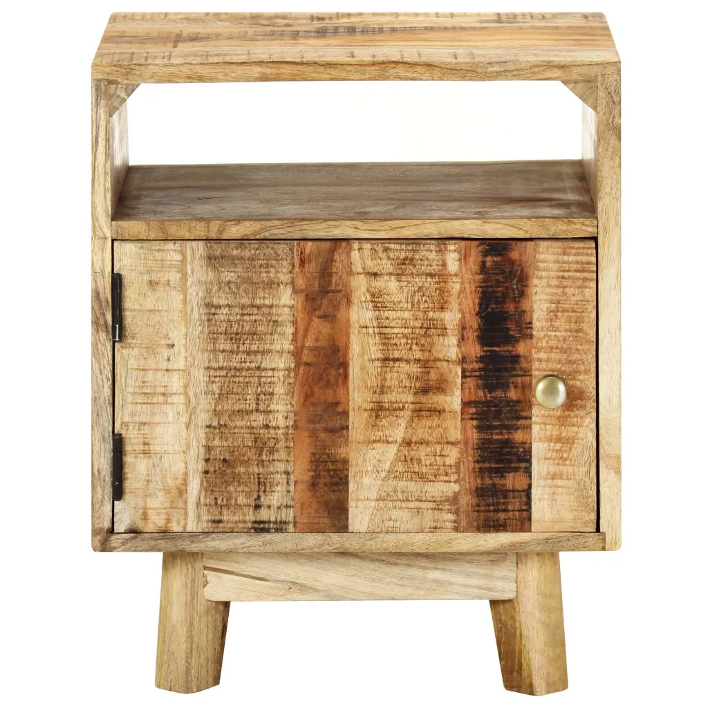 Comodino 40x30x50 cm in Legno di Mango Grezzo  cod mxl 30584