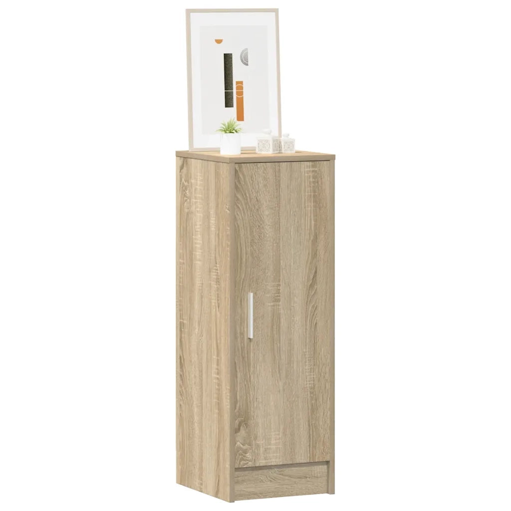 Scarpiera-Scaffale per scarpe Rovere Sonoma 32x35x92 cm in Truciolato