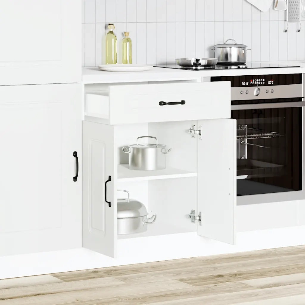 Base da Cucina Kalmar Bianco in Legno Multistrato