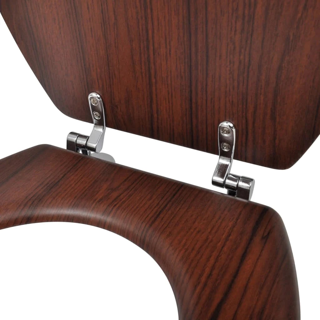 Sedili WC con coperchio 2 pezzi MDF marrone 02_0002946