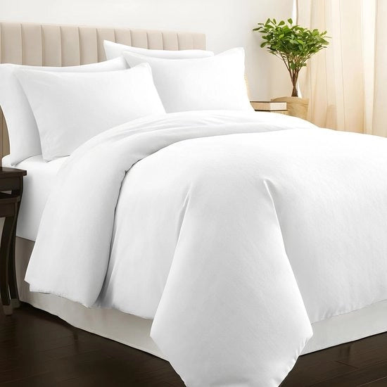 Tessuto per letto 200x220 cm 400 g/m² - 100% Cotone - Lenzuola - Assorbe umidità - Sostenibile - Superficie liscia