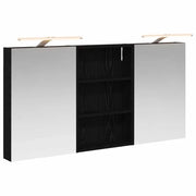 Set di Armadi da Bagno | Armadio da bagno con porta 3 pz 120 x 10,5 x 60,5 cm