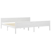 Giroletto Bianco in Legno Massello di Pino 200x200 cm 322109
