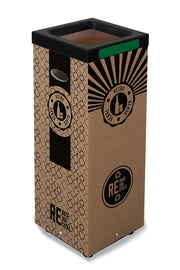 Contenitore per Rifiuti Vetro Cover Superiore in Plastica 29,4x29,4x73,4 cm in Cartone
