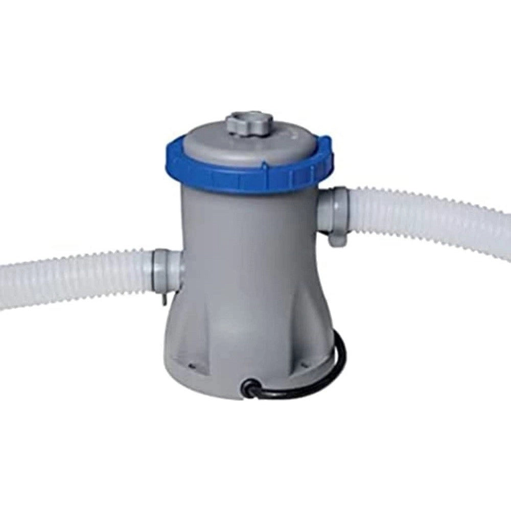 Trade Shop - Pompa Filtro A Cartuccia Tipo I 1.249 Lt/h 16 Watt Per Piscine Fuori Terra 58381 -