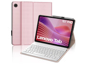 Custodia con Tastiera Bluetooth Magnetica Rimovibile per Lenovo Tab 10.1" 2025 Layout Tedesco Rosa