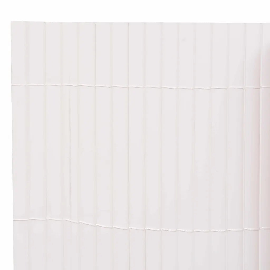 Recinzione per Giardino Bianco 150 x 500 cm PVC 43637