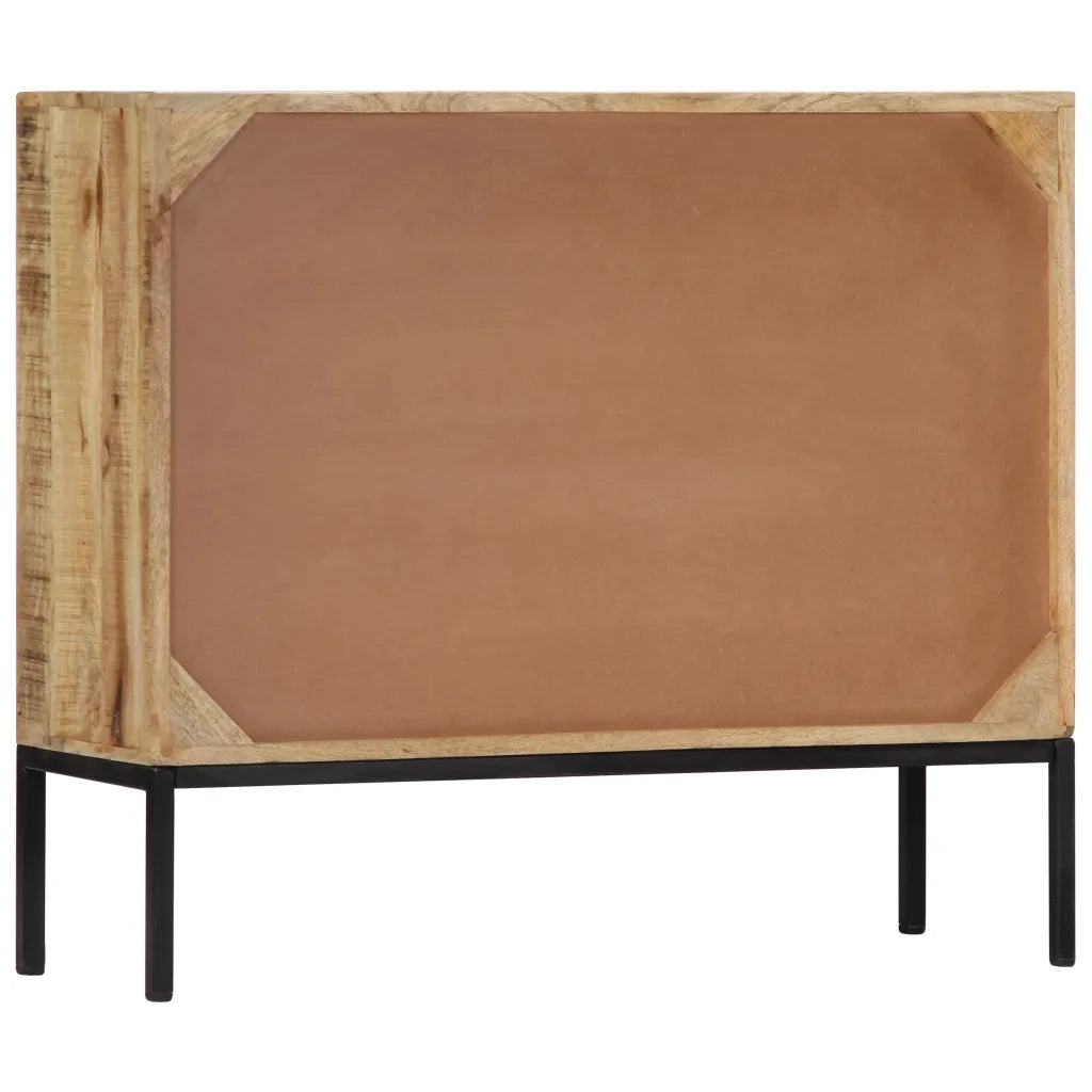 Credenza | Madia | Buffet da pranzo | Armadio da pranzo 88x30x71 cm Legno Massello di Mango