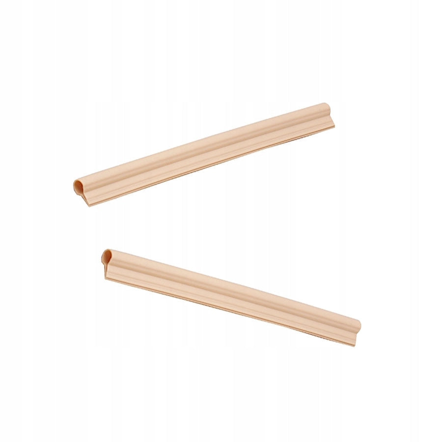 Clip KADAX da 19 cm per nastro per recinzione, ganci per nastro per recinzione, colore crema, 2 pezzi