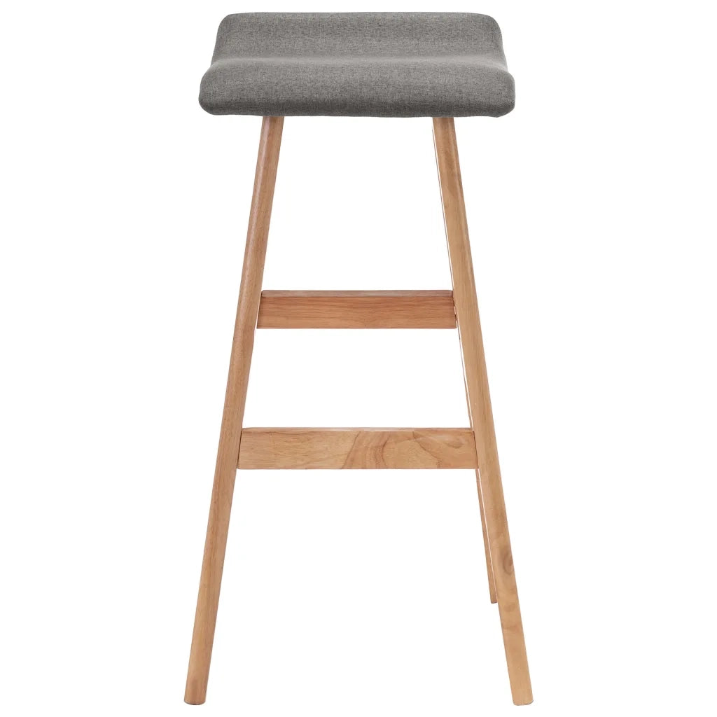 Sedie da Bar 2 pz Grigio Scuro in Tessuto cod mxl 61662
