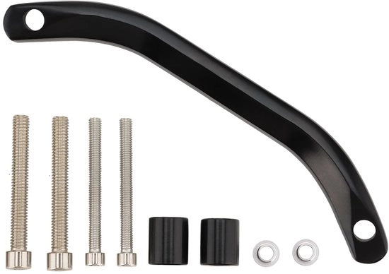 Barra di Sostituzione per Bagno - Lavorato in Alluminio CNC - Adatta per 2011-2016 EXC EXCF SX SXF XC XCF XCW XCFW SMR 125-500 - Nero - Facile da Installare - Migliorata Esperienza di Guida - Manico
