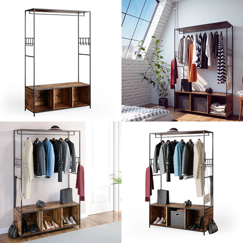 Vicco Armadio multifunzione Rovere rustico 119.5 x 189 cm