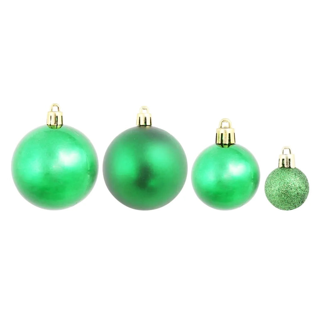 Palline di Natale 100 pz Rosso/Oro/Verde
